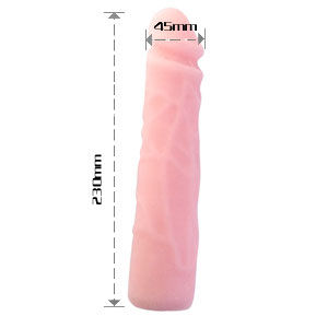 Dildo Realista de Silicona de 23cm
