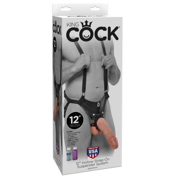 30.5cm Hollow Flesh Strap-On System
