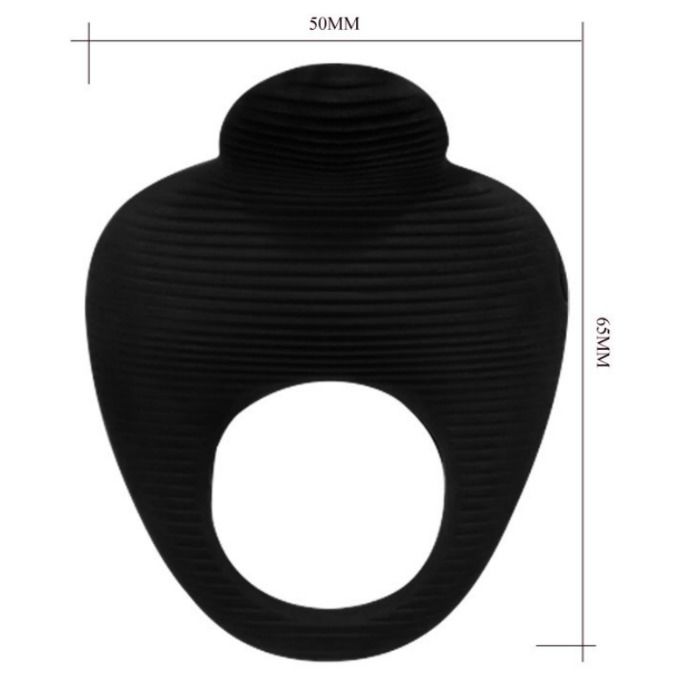 Intimate Thimble Vibrator Ring - Black