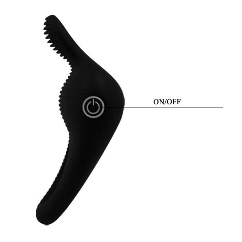 Intimate Thimble Vibrator Ring - Black