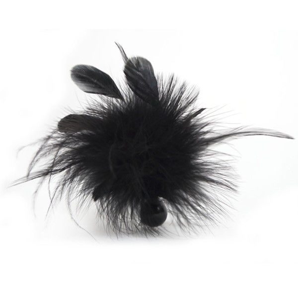 Plumeiro de Pompons com Penas para Lingerie