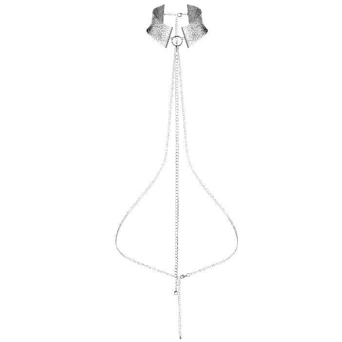 Désir Métallique Silver Metallic Necklace