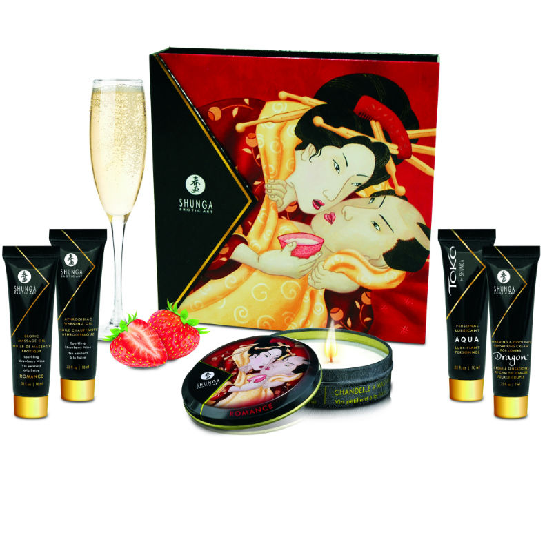 Kit Secret Geisha de Fresas y Cava