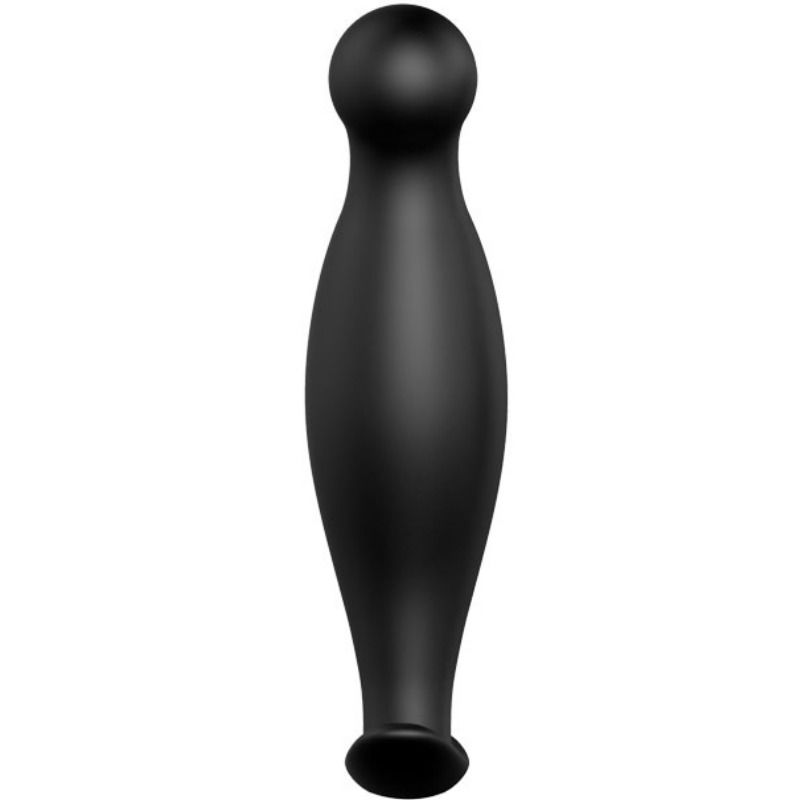 Black Silicone Anal Plug 11.7cm