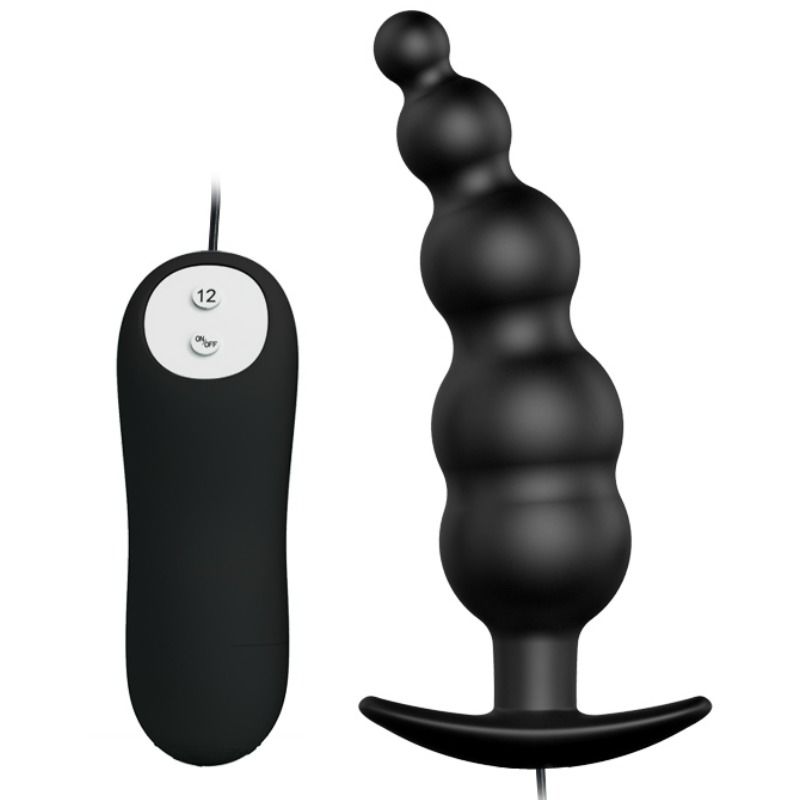 Silicone Anal Plug with 12 Vibration Modes