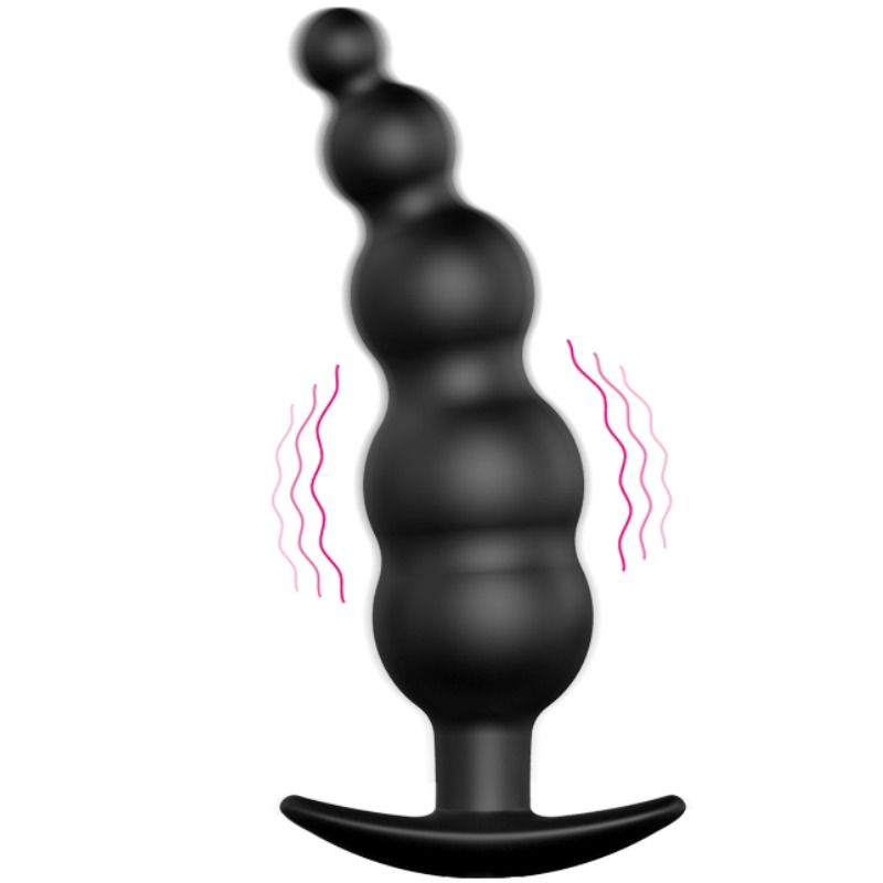 Silicone Anal Plug with 12 Vibration Modes