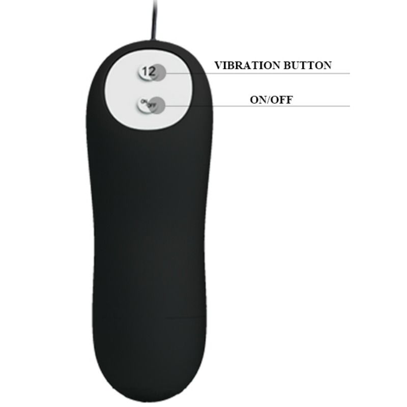 Plug Anal de Silicona con 12 Vibraciones