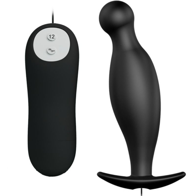 12-Mode Vibrating Silicone Anal Plug