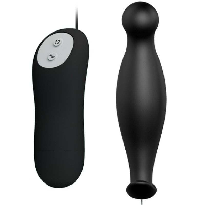 12-Mode Vibrating Silicone Anal Plug