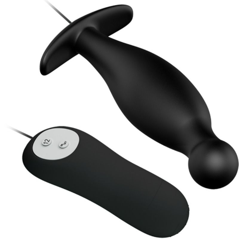 12-Mode Vibrating Silicone Anal Plug