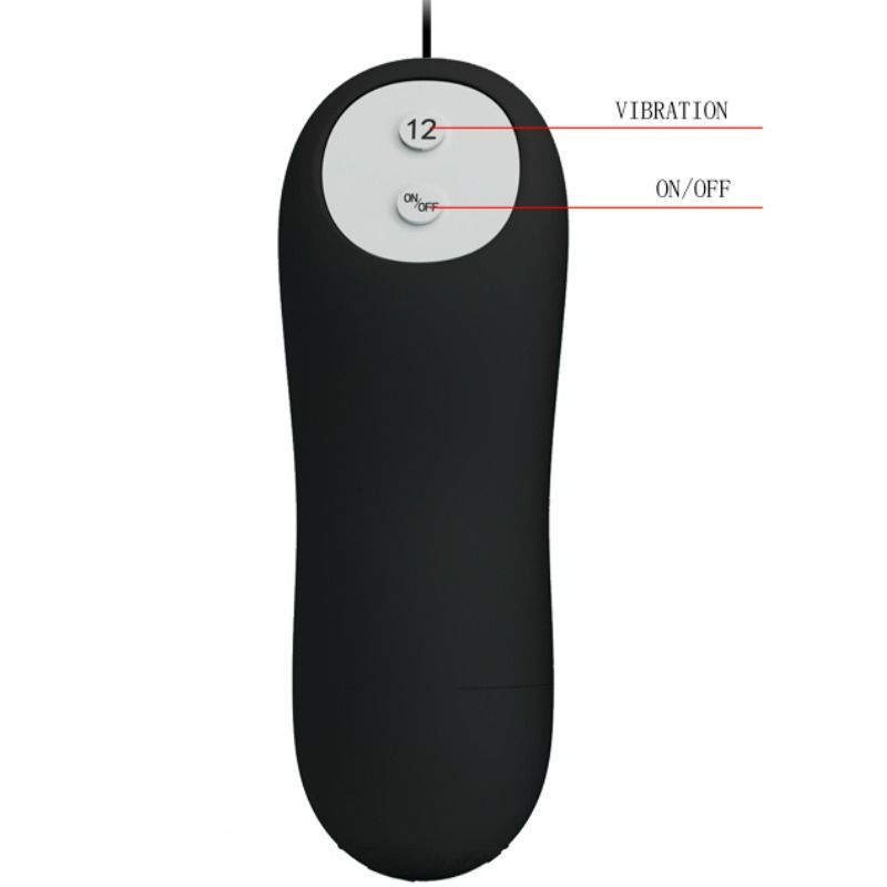 12-Mode Vibrating Silicone Anal Plug