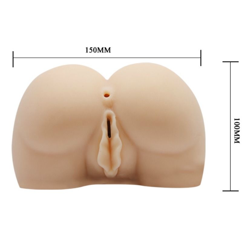Realistic Dual-Entry Vagina and Anus