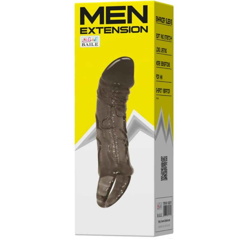 Penis Extension Sheath with Testicular Strap