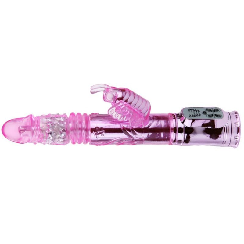 Vibrador de Mariposa Recargable Con Rotación
