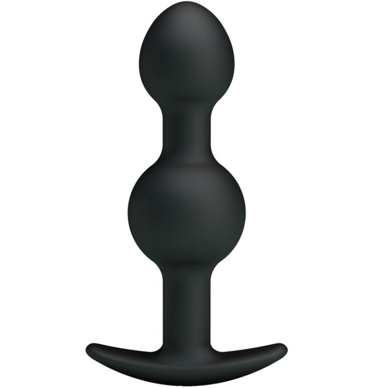 Silicone Anal Balls 10.3cm - Black