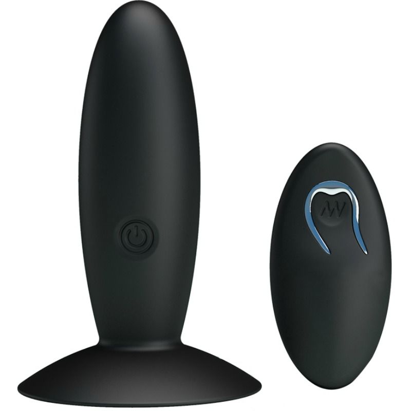 Rechargeable Vibrating Anal Plug with Remote