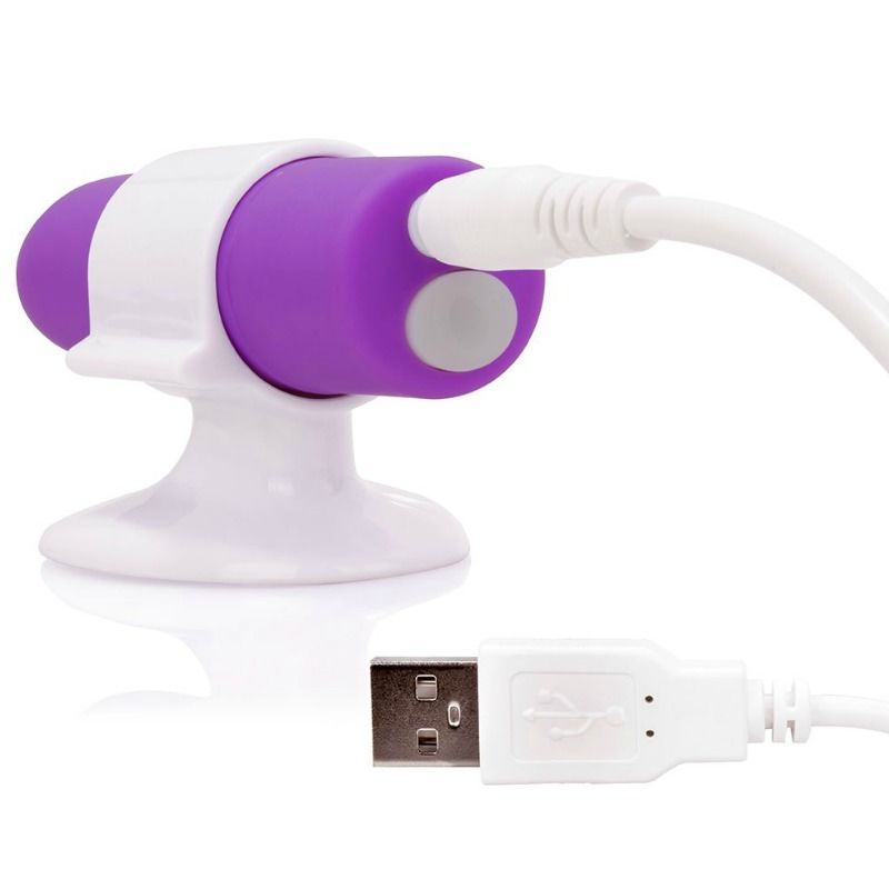 Masajeador Vibrador Recargable Lila