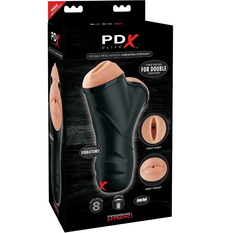 Dual-Action Vibrating Stroker