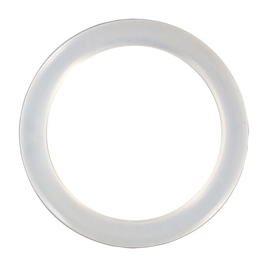 Plus White Cock Ring - Medium Size