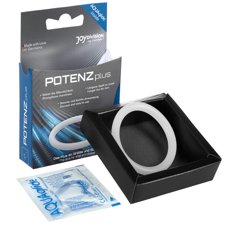 Plus White Cock Ring - Medium Size