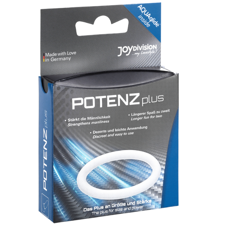 Plus White Cock Ring - Medium Size