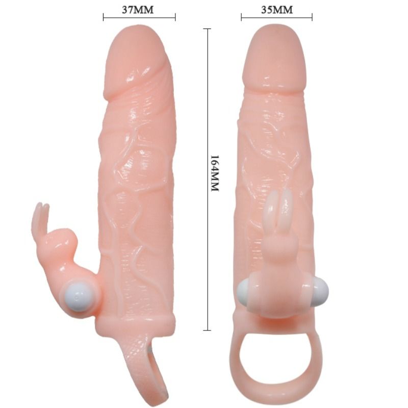 Funda para el Pene con Doble Vibrador