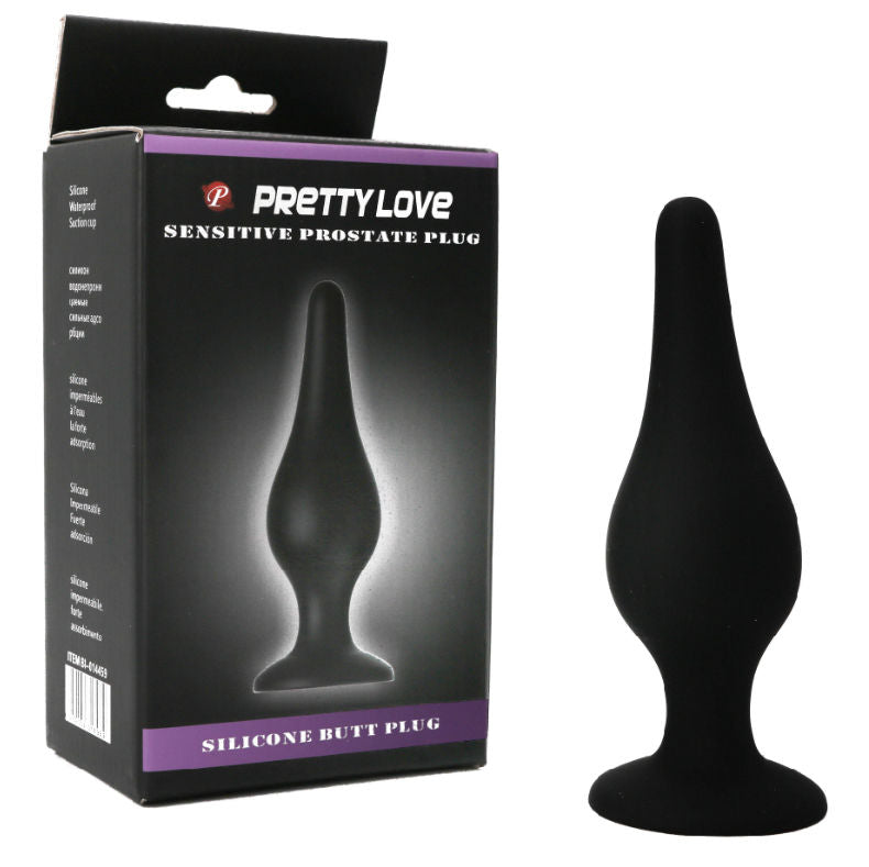 Ergonomic 14cm Silicone Anal Plug