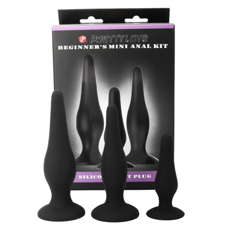 Silicone Anal Plugs Beginner Kit