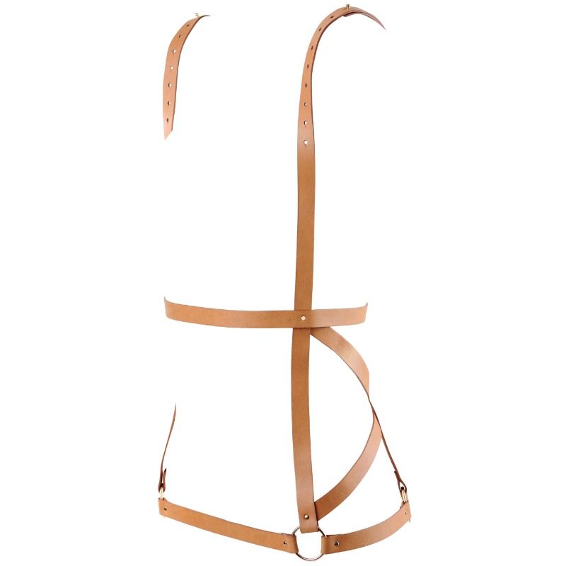 Maze Brown Harness Dress