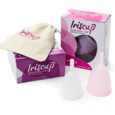 Copa Menstrual Pequeña Rosa con Esterilizador Gratis
