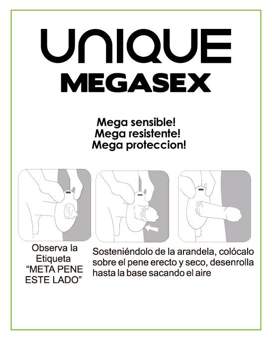 Megasex Latex-Free Sensitive Condoms 3pk
