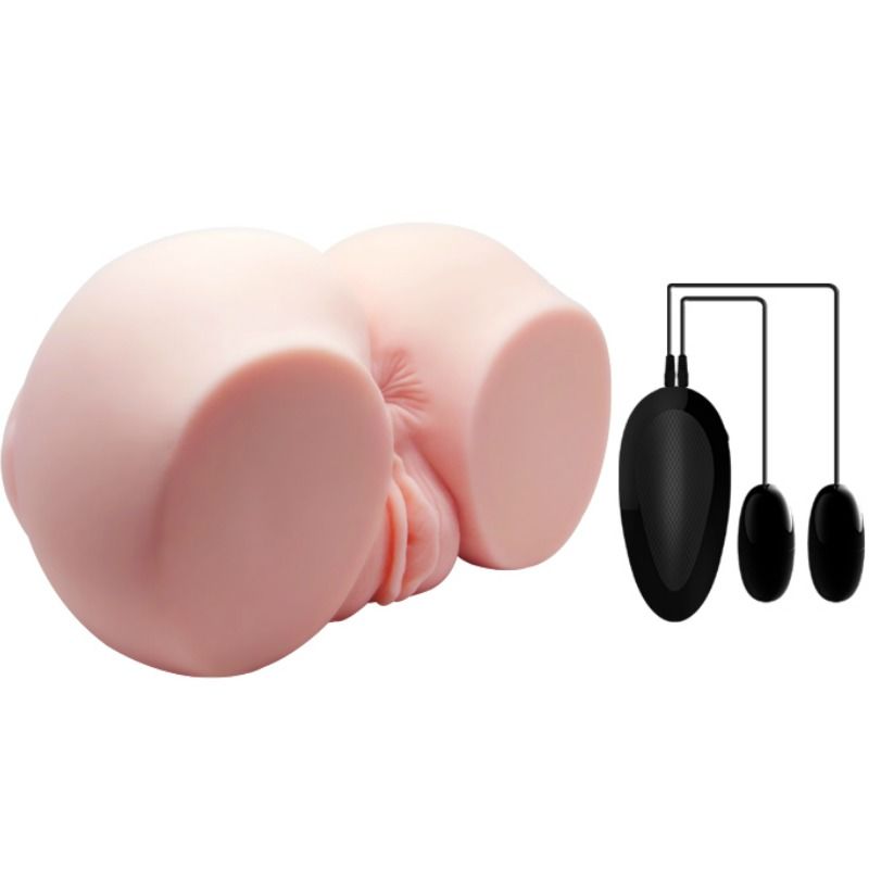 Dual Entry Realistic Vibrating Masturbator