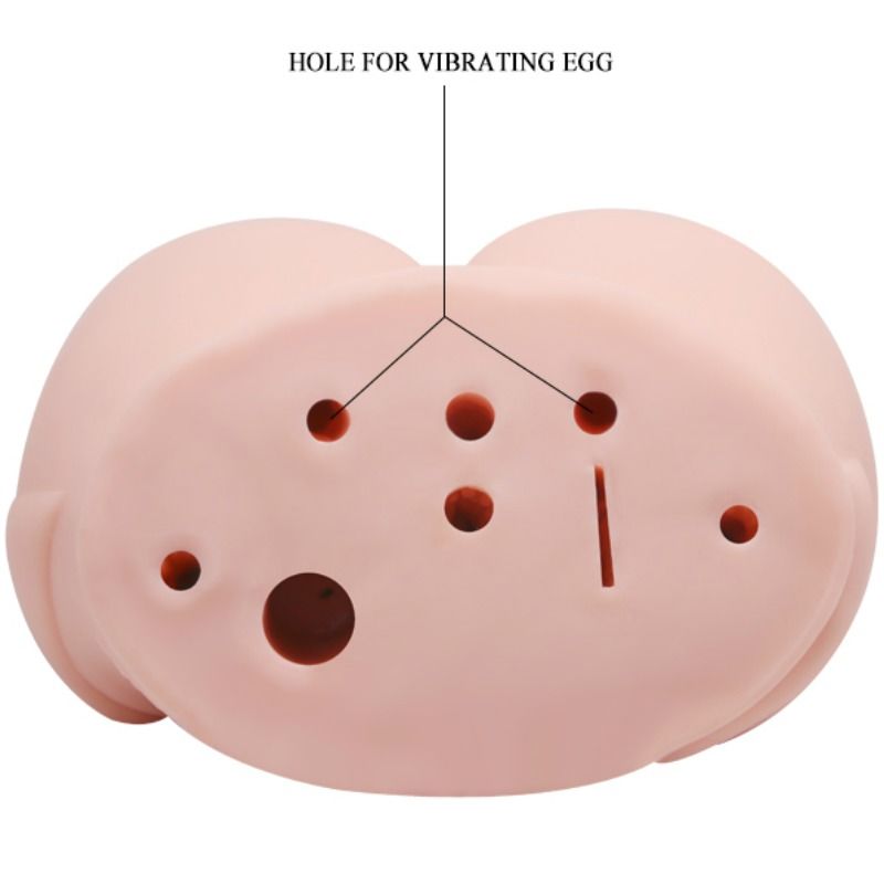 Dual Entry Realistic Vibrating Masturbator