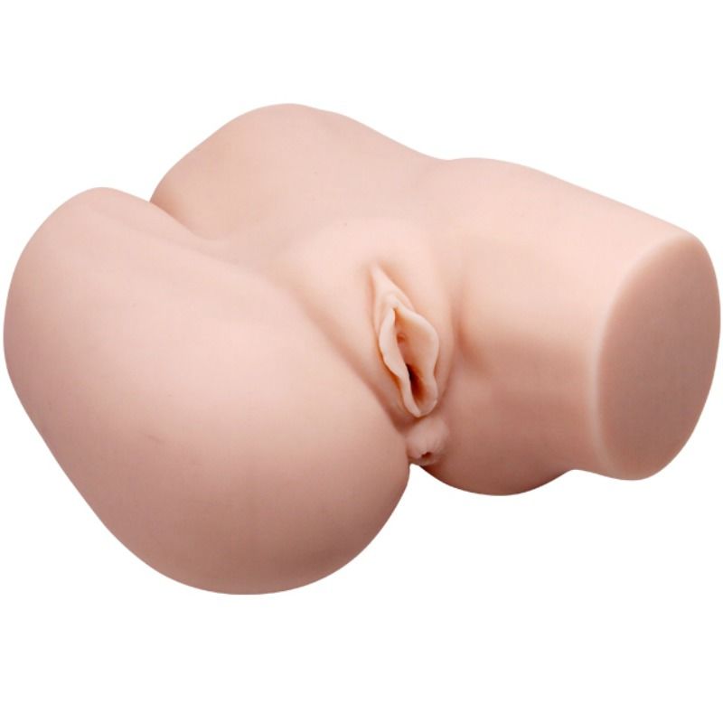 Realistic Dual Entry Vibrating Masturbator