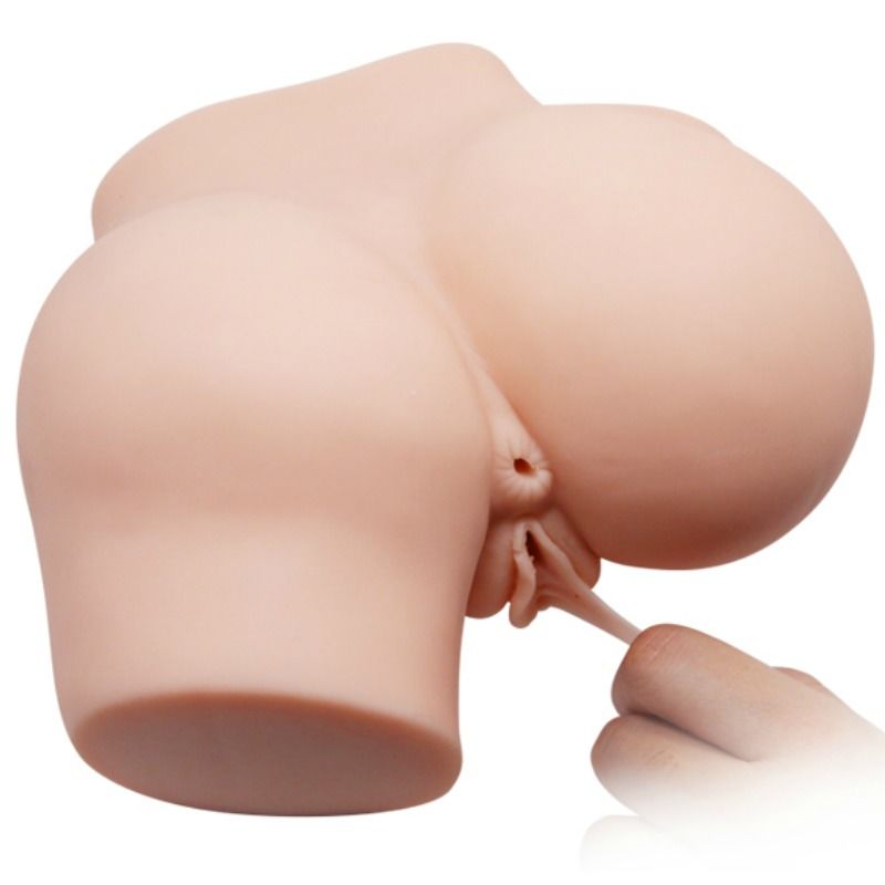 Realistic Dual Entry Vibrating Masturbator