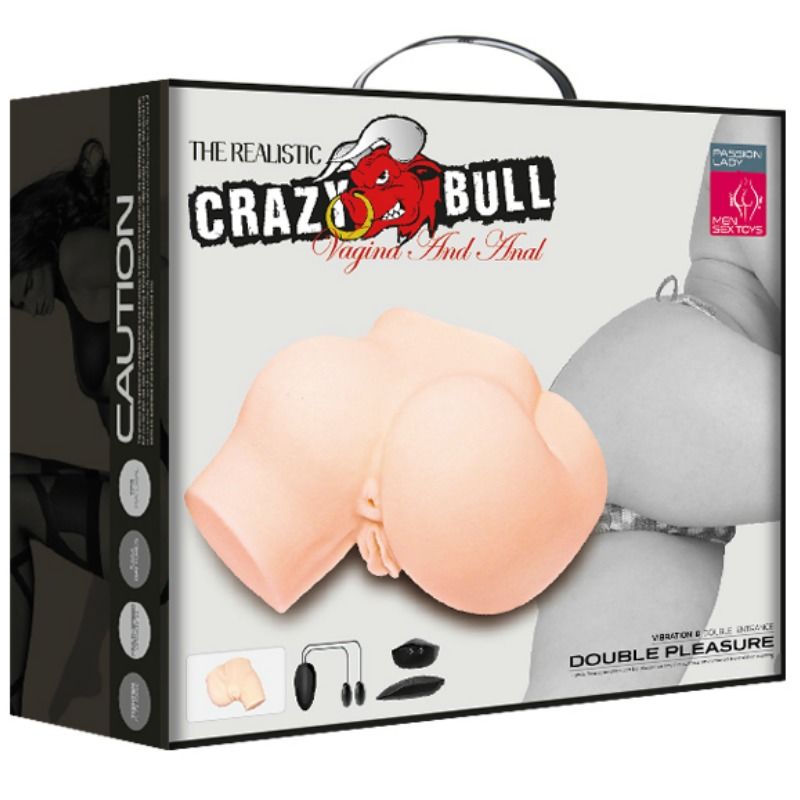 Realistic Dual Entry Vibrating Masturbator