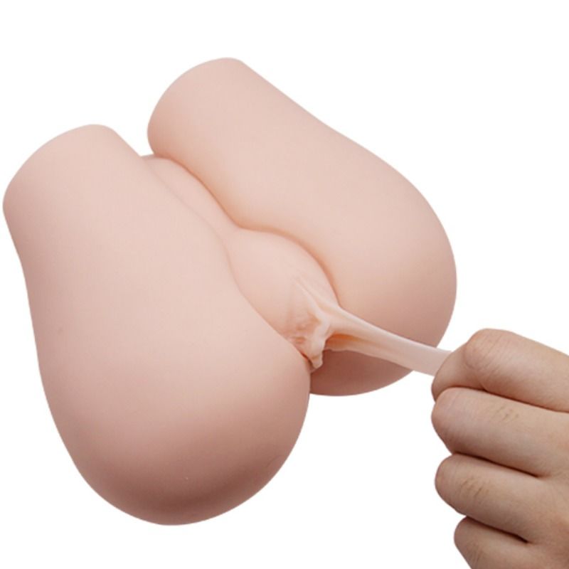 Realistic Dual-Entry Vibrating Masturbator
