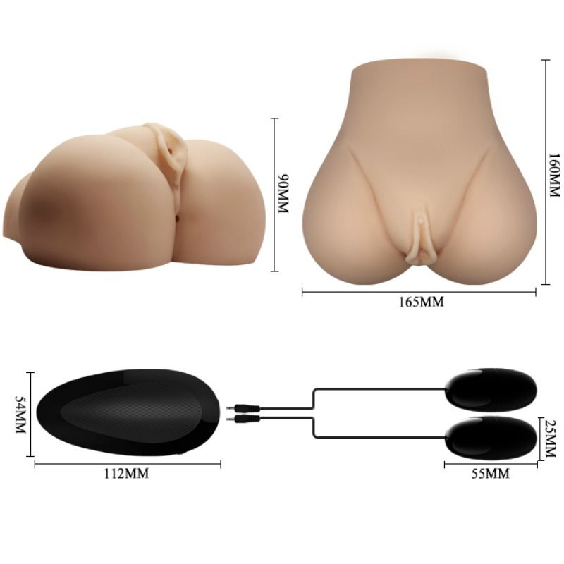 Vibrating Realistic Vagina & Anus - Position 7