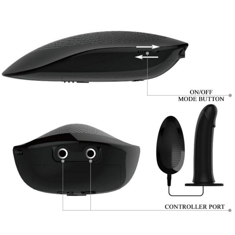 Vito Strap On - Dildo Oco Vibratório