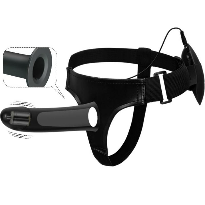 Vito Strap On - Dildo Oco Vibratório