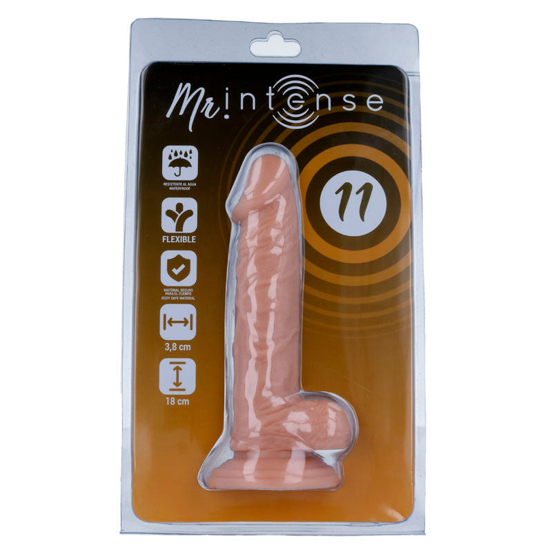 11 Inch Realistic Cock Dildo - 18 cm
