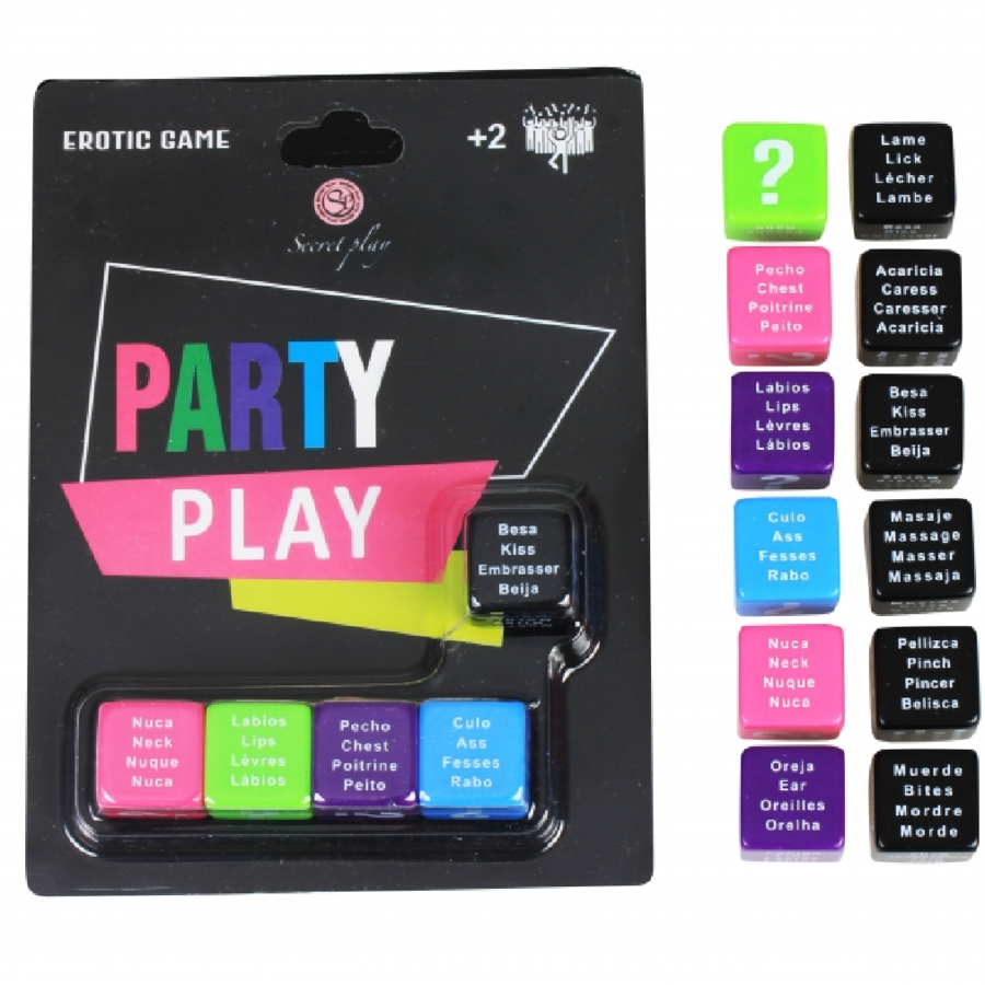 Erotic Game Party Play 5 Dice Set