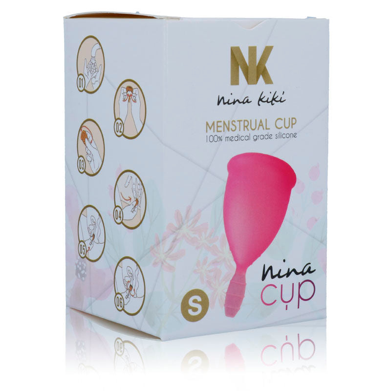 Copo Menstrual Rosa Tamanho S