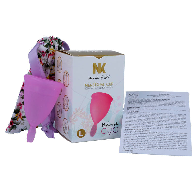 Copa Menstrual Grande Morada - Talla L
