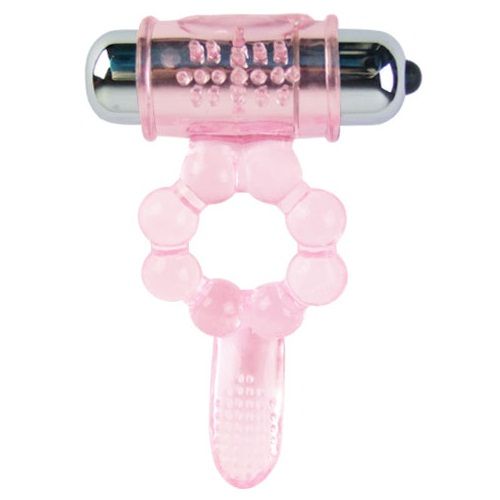 Anel de Língua Vibratório de Silicone - 10 Ritmos