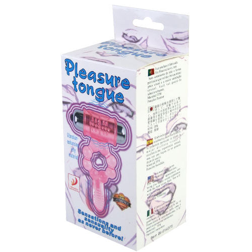 Anel de Língua Vibratório de Silicone - 10 Ritmos