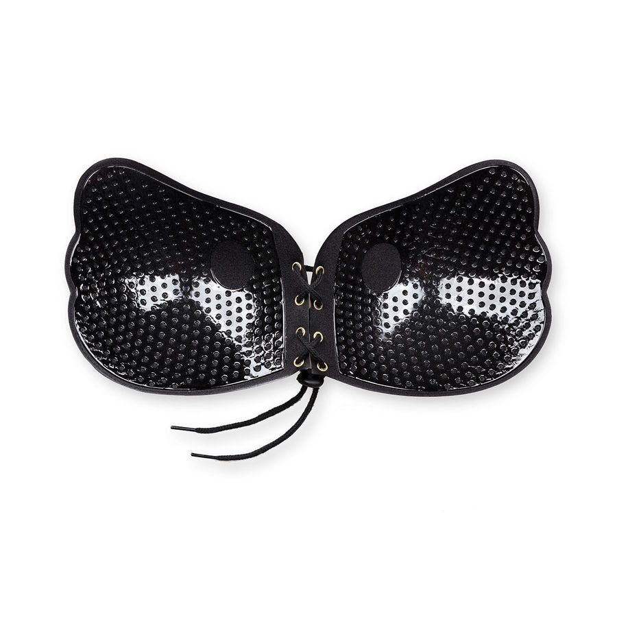 Soutien Push-Up de Renda Preto Tamanho B