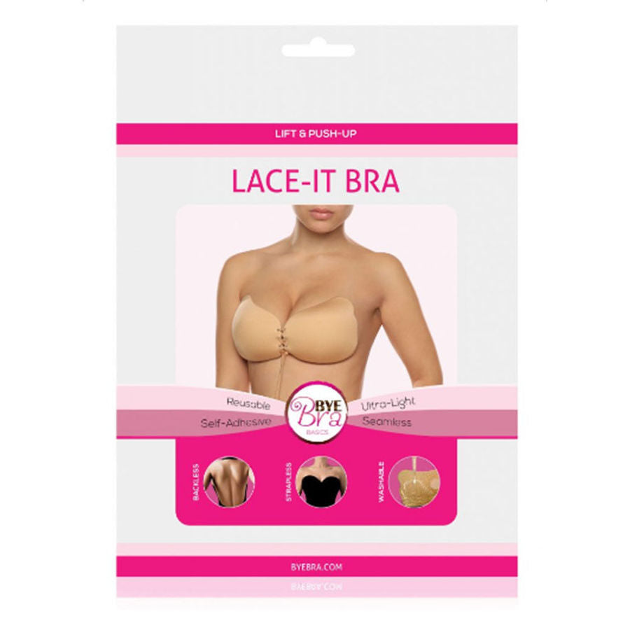 Soutien Push-Up de Renda Preto Tamanho B