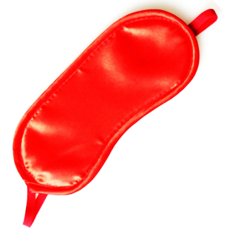 Lujoso Antifaz Acolchado Rojo para Bondage