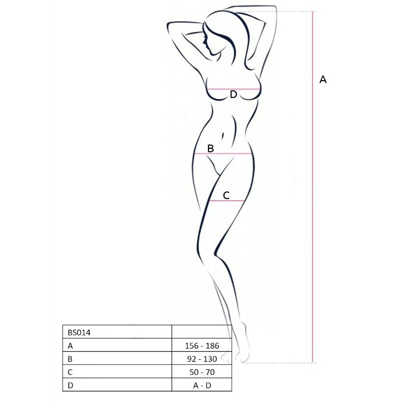 Bodystocking Rojo BS014 - Talla Única